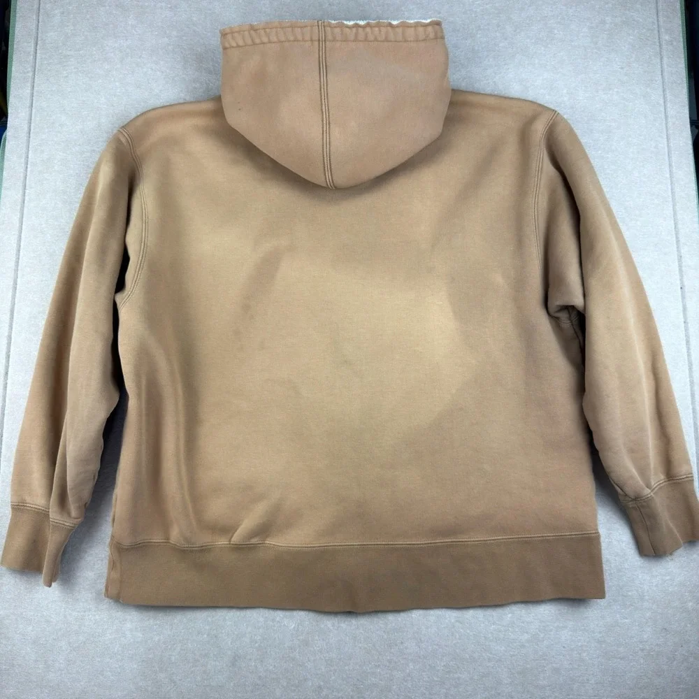 JanSport Hoodie‎ Mens L Brown Normandale College Full Zip Sherpa Lined Jacket